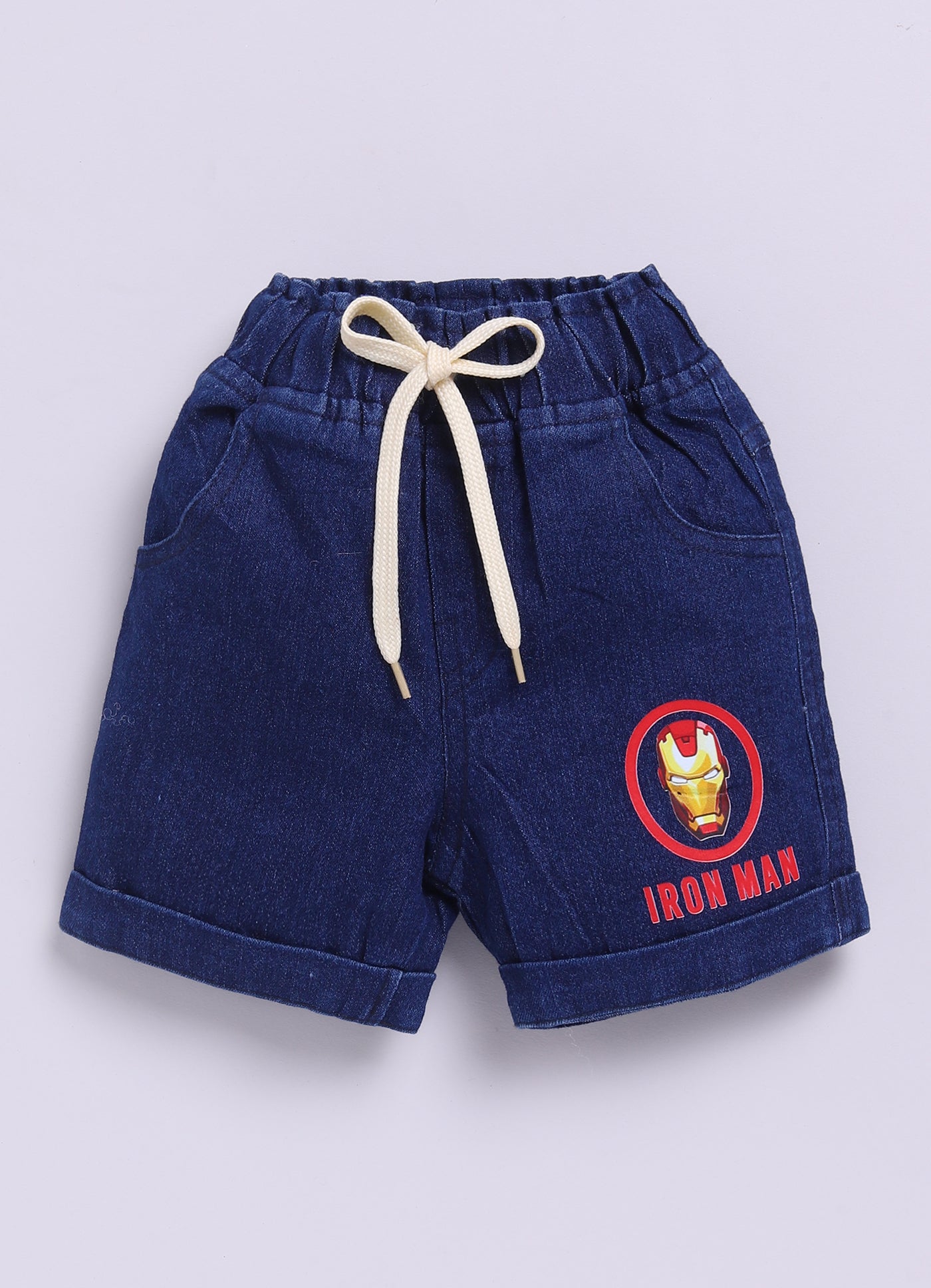 Baby Boys Casual T-shirt Shorts  (RED NAVY)