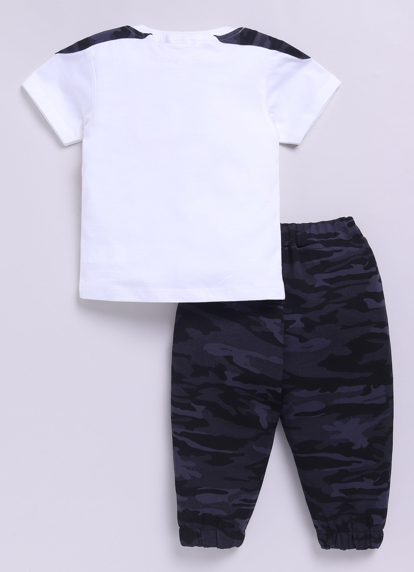 Baby Boys Casual T-shirt Track Pants  (BLUE)