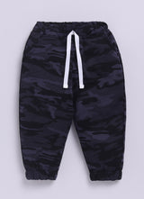 Baby Boys Casual T-shirt Track Pants  (BLUE)