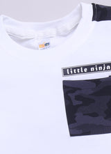 Baby Boys Casual T-shirt Track Pants  (BLUE)