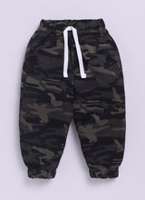 Baby Boys Casual T-shirt Track Pants  (GREEN)