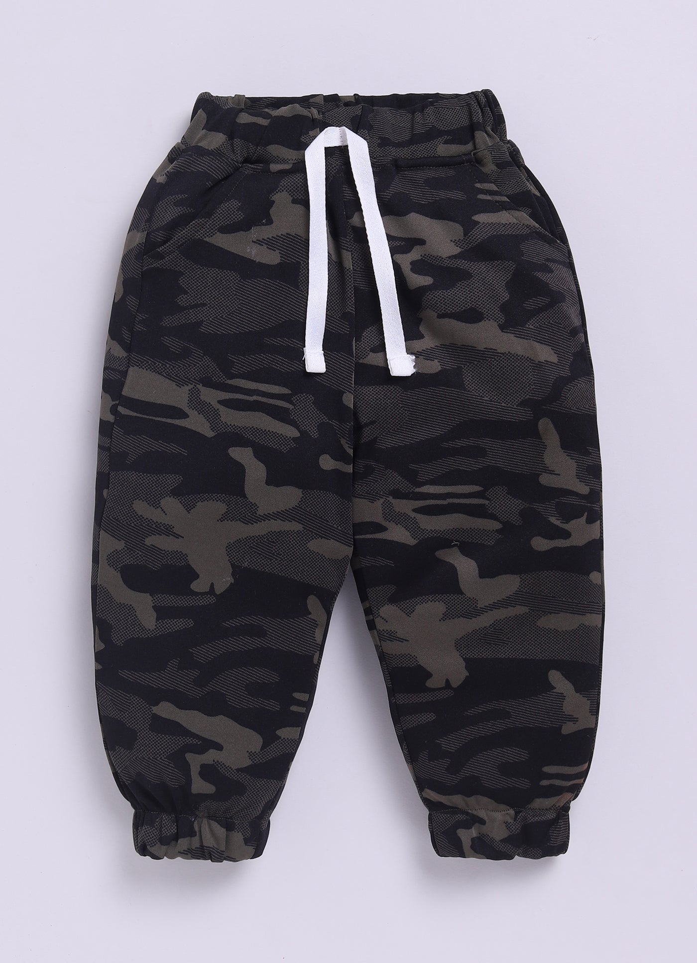 Baby Boys Casual T-shirt Track Pants  (GREEN)