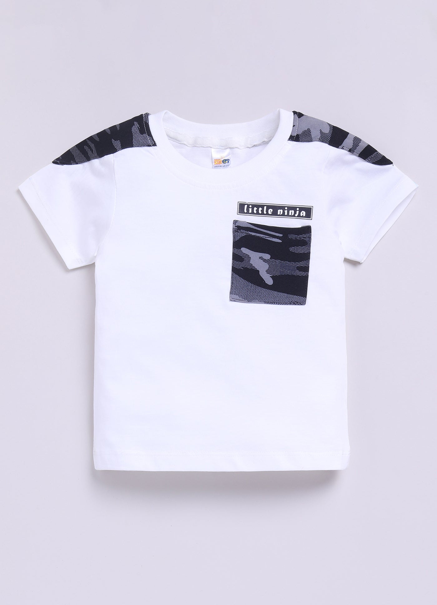 Baby Boys Casual T-shirt Track Pants  (GREY)