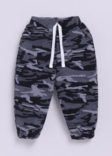 Baby Boys Casual T-shirt Track Pants  (GREY)