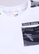 Baby Boys Casual T-shirt Track Pants  (GREY)